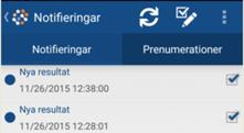 7. Notifieringar/Prenumerationer 7.1 Notifieringar 1.