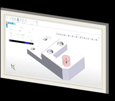 Edgecam system kan Ni bearbeta detaljer från olika CAD format i en och samma beredning.