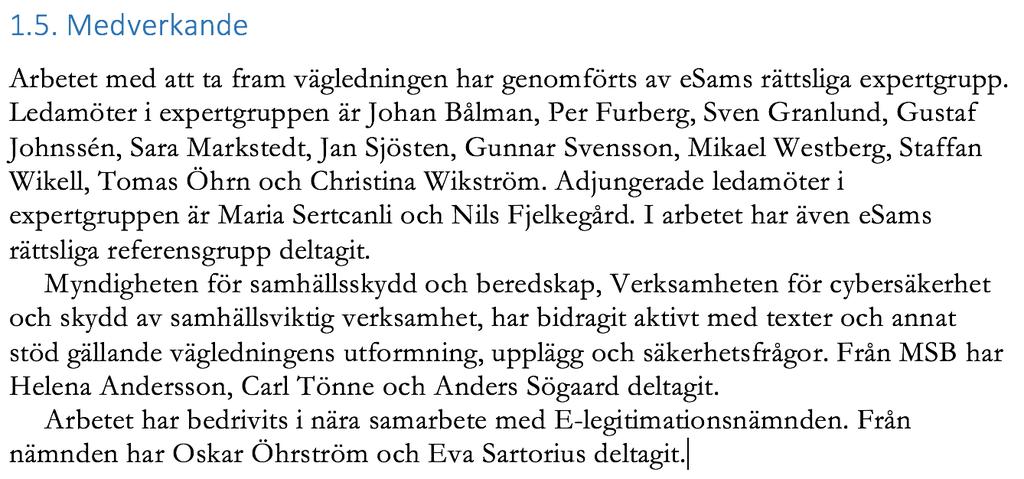 Rättsligaexpertgruppenm.fl.