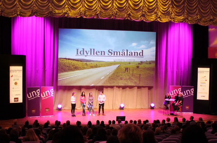 Innovation Camp - Smaka på Småland I ett Innovation Camp i samarbete med Smålands Turism arbetade elever i årskurs 7-9 i Jönköpings län under begränsad tid fram lösningar på ett verkligt uppdrag.