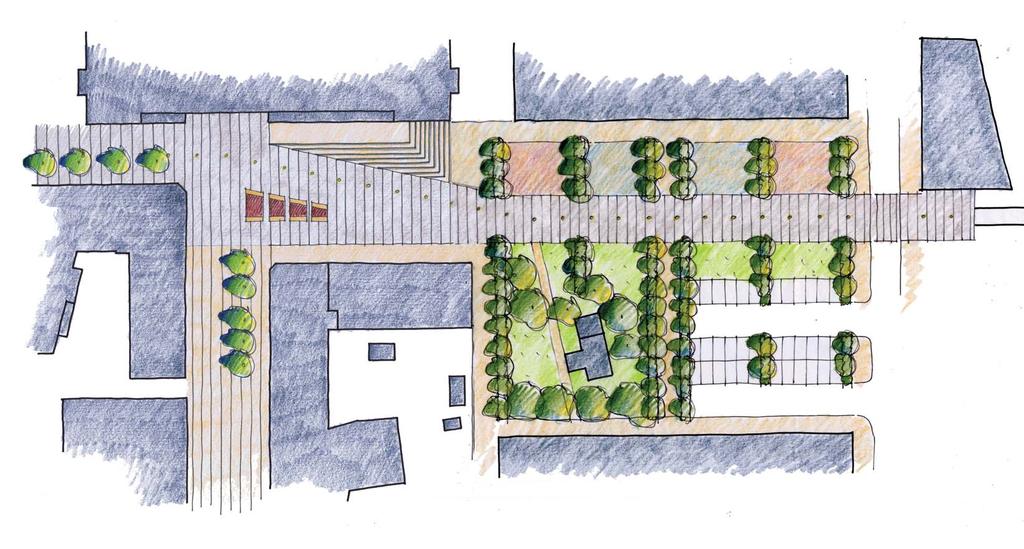 REFERESMATERIAL BILAGA 1 - Idéskiss på Lilla Torget och Kopparstråket lushuset å en central plats på Lilla Torget placeras en stark symbol, ett identitetsskapande konstverk.