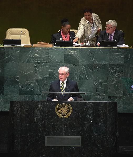 Euroopa Liit Herman Van Rompuy kõnelemas ÜRO Peaassambleel (25.