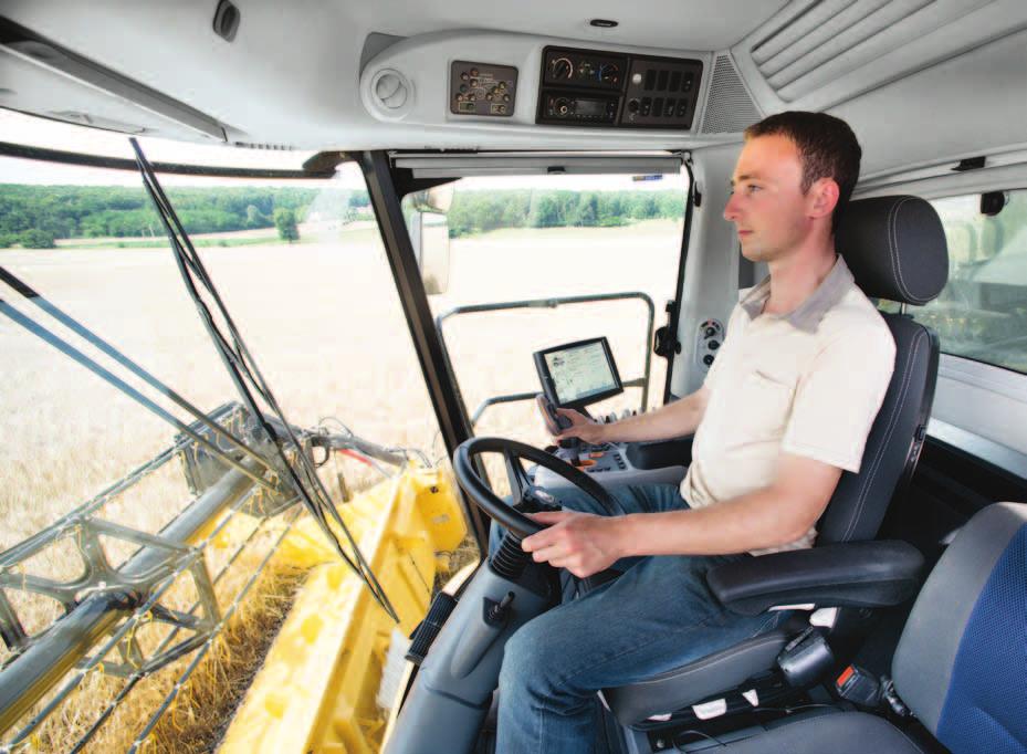Förbättrad komfort. Minskad vibration. För att bibehålla en drift av precision och för att förbättra förarens komfort, utförde New Holland ett omfattande testprogram.