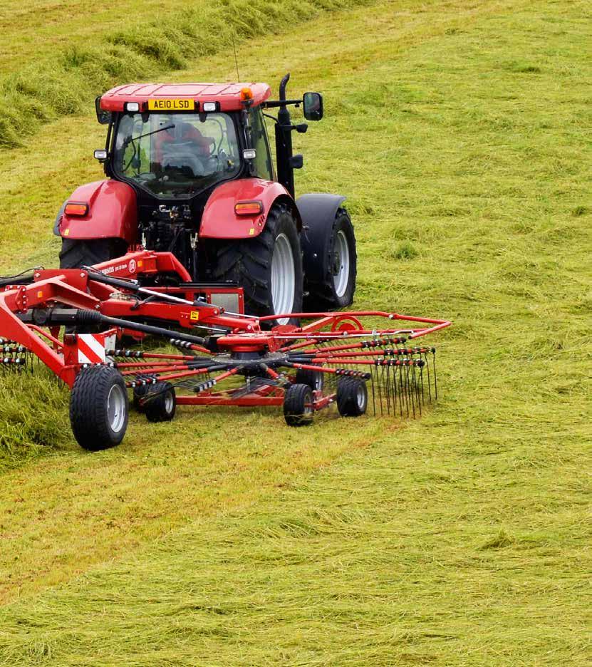 LELY HIBISCUS Bra markföljning förhindrar föroreningar i fodret Rotorns stabilitet är avgörande för