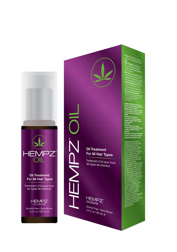 Hempz Oil är berikad med naturliga oljor från hampa, argan och solros. Hjälper till att förebygga kluvna hårtoppar och kontrollerar frizzighet. Skyddar mot värmestyling och UV-exponering.