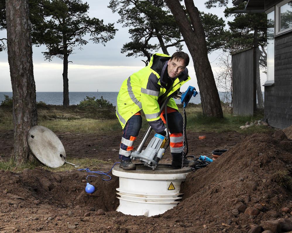 PUMPSTATIONSPAKET FÖR DRÄNERING OCH LÄTT TRYCKSATTA AVLOPPSSYSTEM SAMT