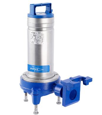 Avloppspump Flygt DXGM 25-11 Flygt DXG 25-11 Effekt 1,1 kw Märkström 1-fas, 230 V, 7,0 A 3-fas, 400 V, 2,7 A Tryckhöjd Flöde
