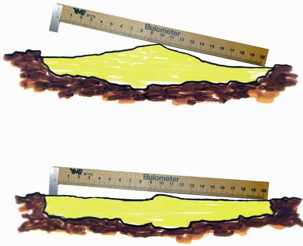 Kvistansvällning - bulometern Kvistansvällning Är ett tecken på inväxt och övervallad kvist. 10 mm >10 mm >5 mm Är därför en viktig indikator på stockens kvalitet.