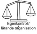 1.8 Lärande organisation och egenkontroll En lärande organisation innebär att verksamheten tar lärdom av de avvikelser som inkommit och reflekterar över hur man kan undvika att en liknade händelse