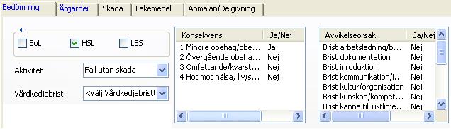 2.4.3 Bakomliggande orsaker (Avvikelseorsak, Vårdkedjebrist) Bakomliggande orsaker till avvikelsen som teamet identifierar.