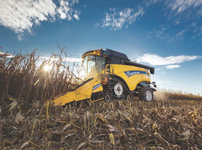 10 MAJSSKÄRBORD Perfekt matchning. New Holland har utvecklat ett sortiment majsskärbord som konstruerats för att perfekt matcha den arbetsprofilen hos CX7 och CX8.