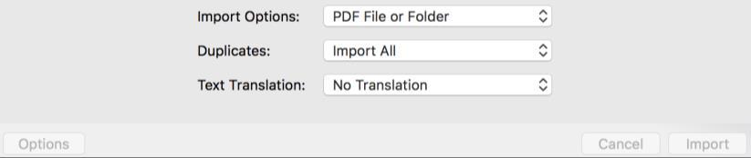 Importera referenser via PDF-filer Om du redan har ett antal artiklar i PDF-format, kan du använda dessa för att extrahera referensdata och importera dem till EndNote.