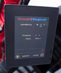 parkeringsläge. Sensor för huvudarmens position.