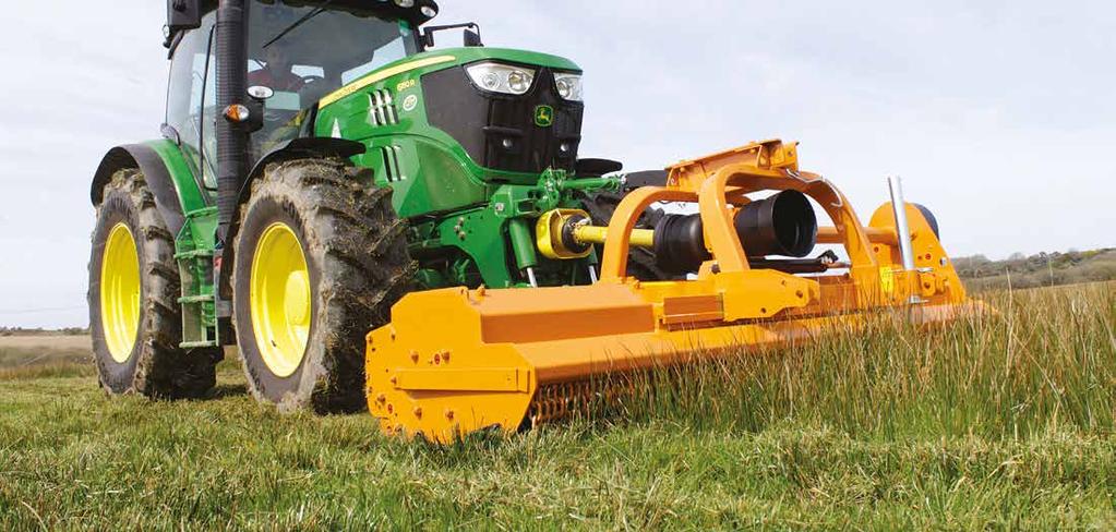 Berti DUAL Effektiv betesputsning med snyggt slutresultat Berti DUAL är anpassad för medelstora traktorer.