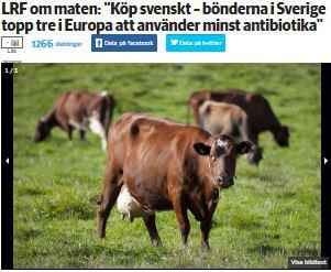 tillfällen 1266 delningar på vår text LRF om maten: Köp svenskt bönderna i Sverige topp tre i Europa att
