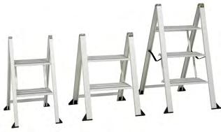 Art nr Modell H B D Antal steg Vikt kg 8040 W 55TP- 496 398 695 + 3,9 80403 W 55TP-3 747 43 895 3+3 5, 80404 W 55TP-4 997 468 1100 4+4 6,7 ARBETSPALL VIKINGSTEP En liten smart och lättanvänd