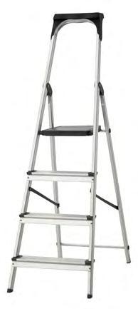 TRAPPOR, INGA PROBLEM! Jobba säkert i trappor och på ojämna underlag med Wibe Ladders trapphusstege 77S.