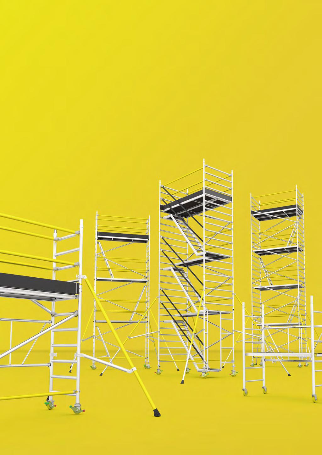 Wibe Ladders ställningssortiment är konstruerat för vårt hårda nordiska klimat och utvecklat för att vara både säkert och enkelt att använda.