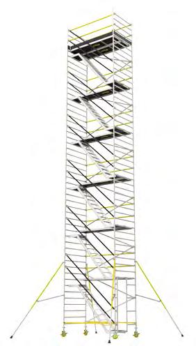 KOMPLETTA STÄLLNINGAR Ställningar från Wibe Ladders är enkla att beställa.