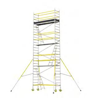 KOMPLETTA STÄLLNINGAR Ställningar från Wibe Ladders är enkla att beställa.