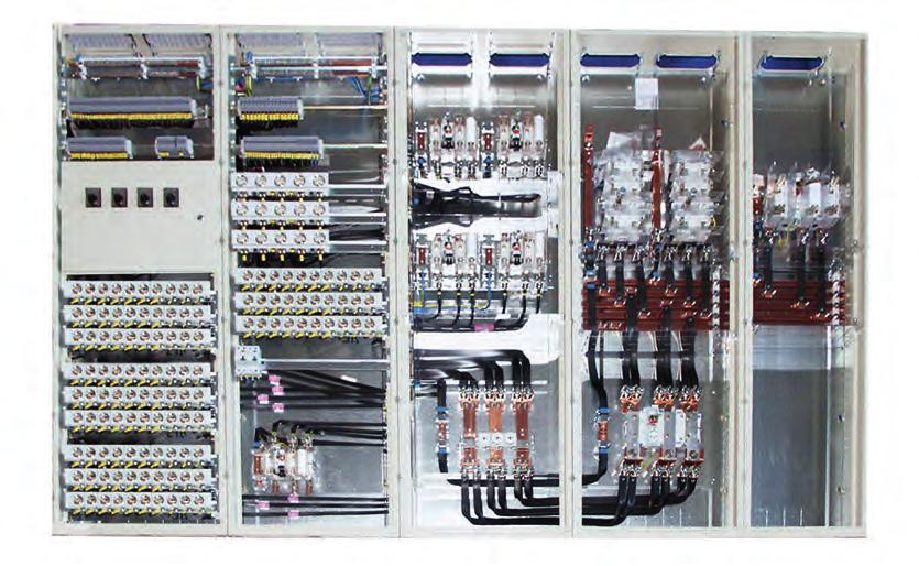 NORMEL NORMEL Fördelningssystem 800A TTA-testat SS-EN 60439-1, IP20-55 Normel är ett komplett moduluppbyggt fördelningssystem i vitlackerad stålplåt, upp till 800A.