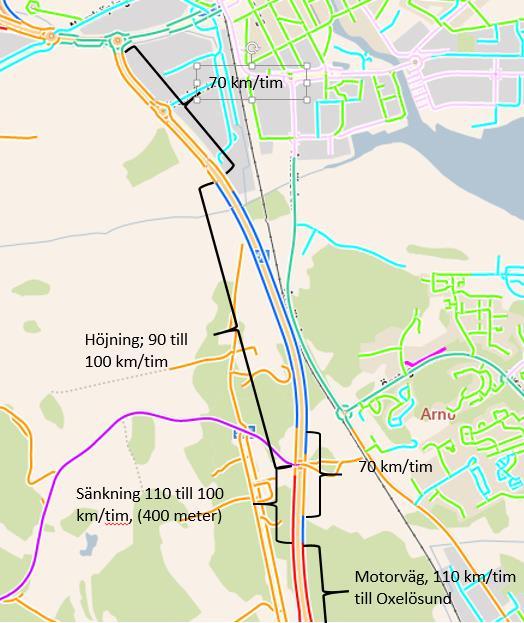 Väg 53 söder om