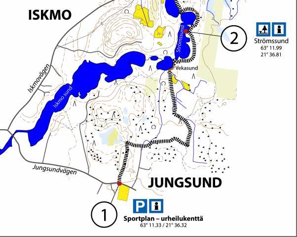 15 3.2. Beskrivning av de olika delarna av vandringsleden A.