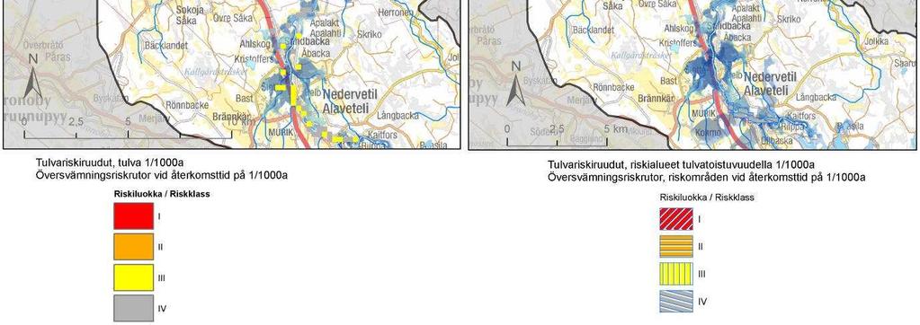 I översvämningsområdet som har tagits fram med modellerna bor det ca 2800 invånare.