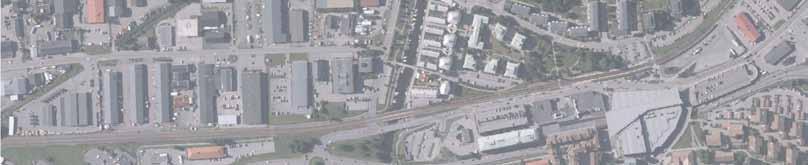 Flerbostadshus Låg bullerskärm Buss-station Västra banvägen Figur 8. Bostäder, kontor och verksamheter som omnämns i bullerkapitlet.