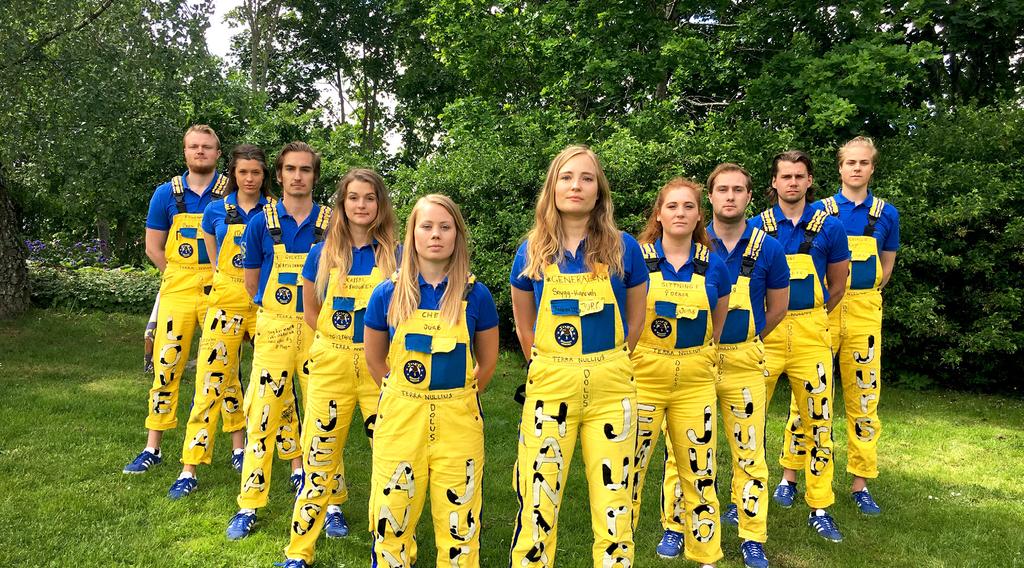 Tillsammans med Jur6 tecknas som fjäsk, ett vedertaget eminenta medhjälpare - faddrarna - verktyg som i generationer givit anordnas N0lle-P, ett antal veckor av lek N0llan + på N0lletröjan.