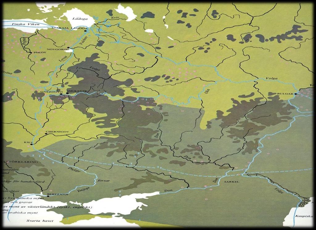 SVEAVIKINGARNA ÅKTE ÖSTERUT Precis som Ingvarstenarna nämnde så begav sig de flesta Sveavikingar österut för att söka lyckan.