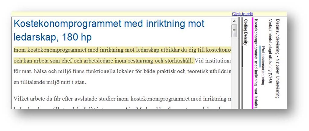 På motsvarande sätt är taxonomin för undervisningsformer organiserat som ett träd: i roten en huvudkategori (Alternativa undervisningsformer); sedan underkategorier av godtyckligt djup och bredd.
