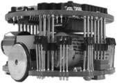 Mondada, Franzi och Ienne (1993) beskriver att kheperaroboten har en cylindrisk form med diametern 55 millimeter och höjden 30 millimeter, se Figur 11.