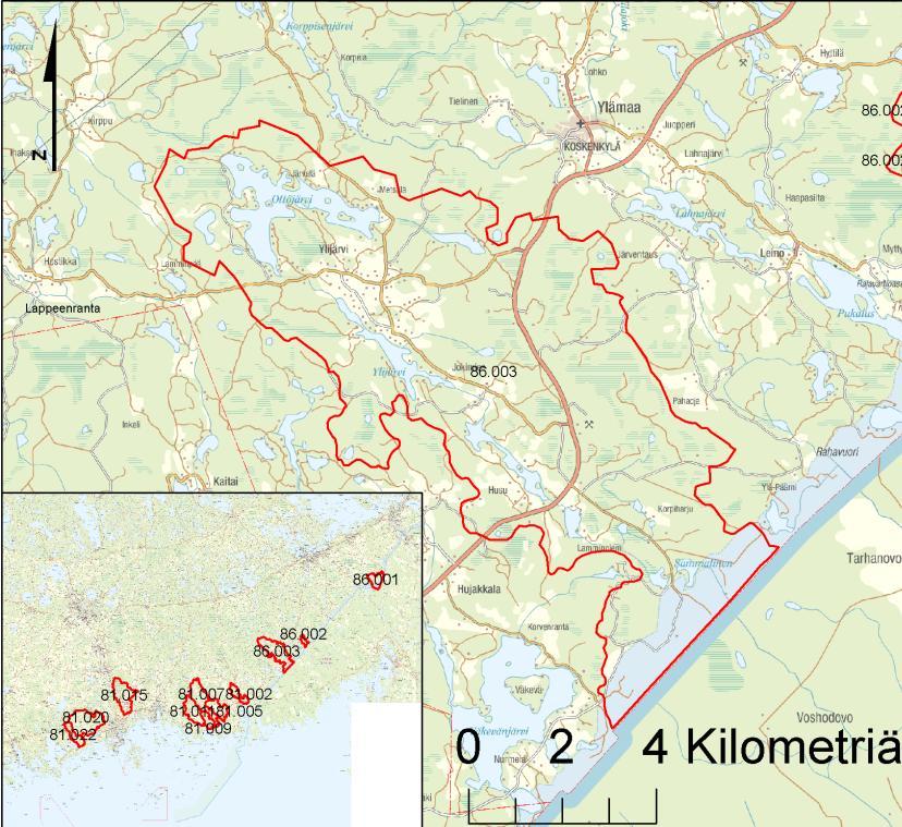 SYKE, Kaakkois-Suomen ELY-keskus; Maanmittauslaitos lupa nro 7/MML/10 SYKE, Kaakkois-Suomen ELY-keskus; Maanmittauslaitos lupa nro 7/MML/10;