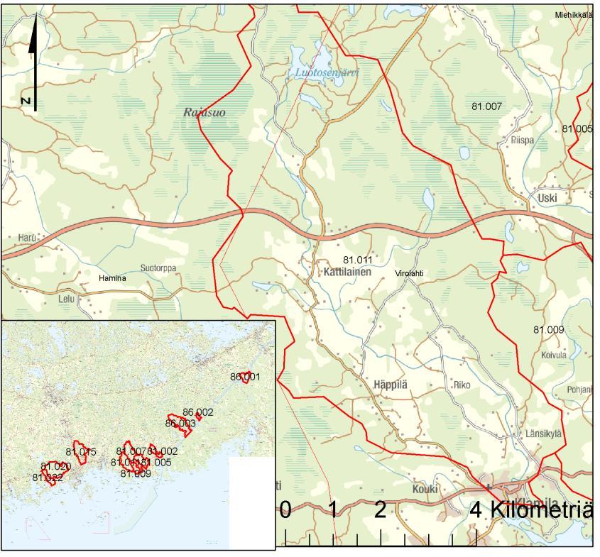 SYKE, Kaakkois-Suomen ELY-keskus; Maanmittauslaitos lupa nro 7/MML/10 SYKE, Kaakkois-Suomen ELY-keskus; Maanmittauslaitos lupa