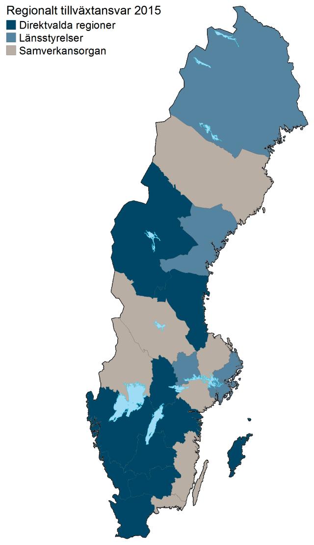 Figur 1 Sambandet mellan regionalt tillväxtarbete och kommunal översiktsplanering Sambandet mellan regionalt tillväxtarbete och kommunal översiktsplanering har undersökts och sambandet ska utvecklas