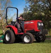 förarutrymme med användarvänliga reglage Klippaggregat finns tillgängliga MF 1529 är en extremt mångsidig traktor, perfekt för arbeten med precision och på gårdar med speciell inriktning.