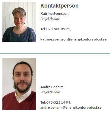 Project partners Project partners in addition to Energy Agency for Southeast Sweden: Extremadura