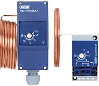 frosttherm-at/-dr, termostat (604100) Typblad 604100 21 / 66 "Push-In" anslutningsteknik Max. brytförmåga 16A/230V Skydd (AT):IP40-IP65 (DR):IP20 Du finner mer om denna produkt på /.