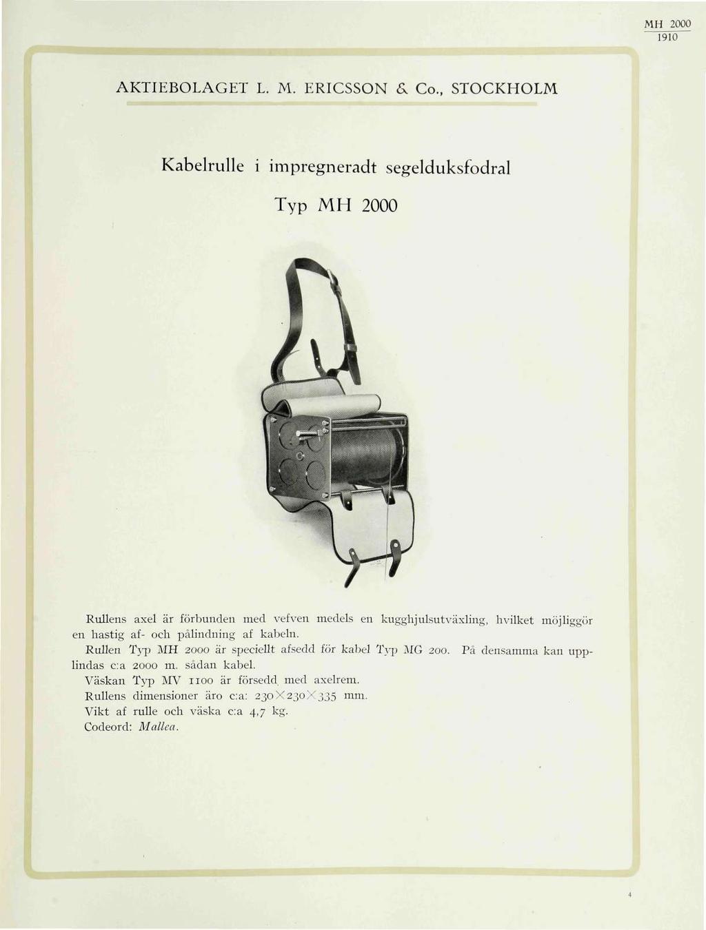MH 2000 AKTIEBOLAGET L. M. ERICSSON &. Co.