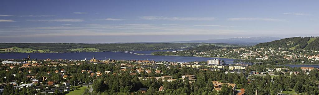 Riktningar i landskapsbilden utgörs av de stora elementen i landskapet som fjällen och Storsjön men även av det regelbundna gatunätet med gator i nord-sydgående riktning och gränder kantad av