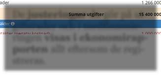Längst ner i Ekonomirapporten visas