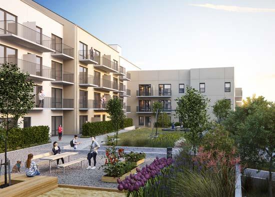 Lilium, etapp 2 Uppsala Under första kvartalet 2017 säljstartade Magnolia Bostad första delen av projektet Lilium etapp 2 i Nyby, Uppsala, om 57 bostadsrätter av projektets totala 110 bostäder.