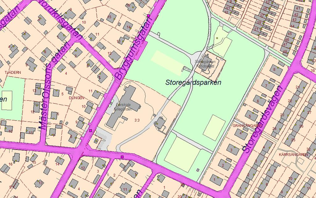 52(67 BTN 80 Änr SBF 2017-000292 Projekt Storegården Stadsbyggnadsförvaltningen planerar att under 2017 bygga om ett område i Storegårdsparken riktat mot lek för äldre barn.