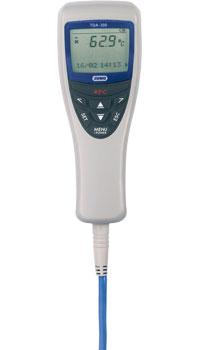 TDA-300 / TDA-3000 - handinstrument (702540) Typblad 702540 35 / 89 Ingång för Pt100, NiCr-Ni "K" Olika temperaturgivareutförande Loggning upp till 9999 mätvärden Min-, maxvärdesavläsning