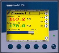 IMAGO 500 - flerkanalig-process- och programregulator (703590) Typblad 703590 44 / 89 Mått 144x130 mm (inbyggnadsmått 92x92 mm) 5" färgdisplay Två-/trepunkts-, modulerande kontinuerlig regulator 8