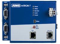 mtron T - centralenhet (705001) Typblad 705001 48 / 89 Processförbindelse upp till 30 in- / utgångsmoduler Ethernet-interface med inbyggd webbserver 1 USB-gränssnitt 64 gränsvärden övervakas PLC