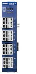 mtron T - relämodul 4 kanalig (705015) Typblad 705015 53 / 89 Frontmatad anslutning av reläutgångarna Avtagbara kopplingsplintar Tidsbesparing för ledningarna pga kopplingsplintar med