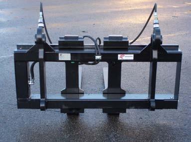 Hydrauliska Gaffelställ Gaffelställ med hydraulisk inställning av gafflarna. Stället konstrueras med VKR-profiler i material S355J2H i vilka två hydraulcylindrar ligger monterade.