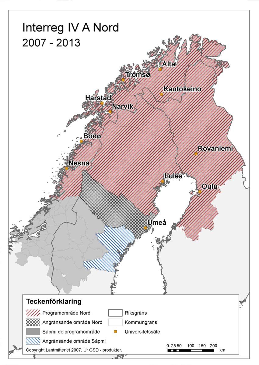 INTERREG IVA Nord Perioden 2007 2013 INTERREG IV A Nord Perioden 2007